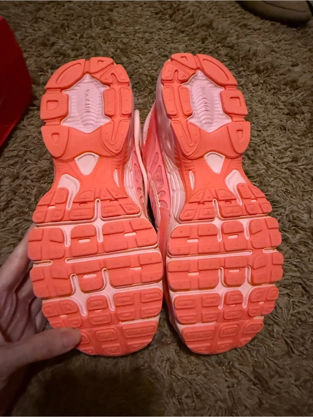 Nike Women's Coral Pink Mesh Athletic Sneakers